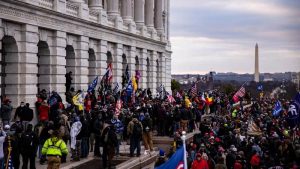 Trump people mixed with dissident ANTIFA